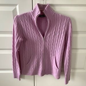 RALPH LAUREN Lavender Cashmere Sweater